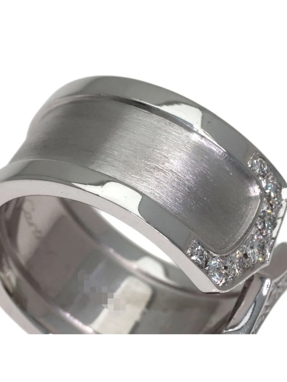 Cartier C2 Ring Diamond 18k White Gold
